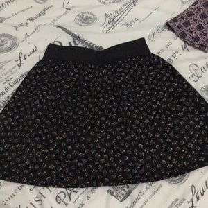 quilted skater skirt